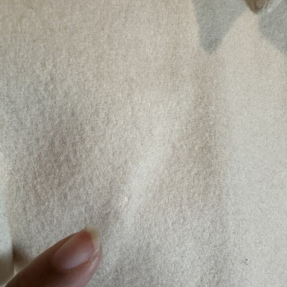 Vintage Pendleton Virgin Wool White Cropped Blazer Jacket Old Money Preppy Quiet - Picture 9 of 11